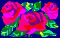 Add New Collection - Night Roses - Oil And Canvas